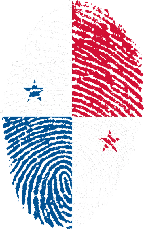 a red, white and blue fingerprint with a star on it, by Francisco de Holanda, cuban setting, izombie, npr, chili