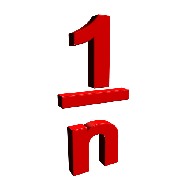 a red number one on a black background, a digital rendering, deviantart, incoherents, low quality 3d model, it idn't greasy, written in a neat, n-4