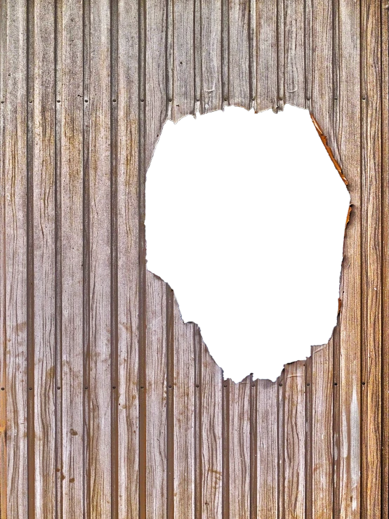 a hole in the side of a wooden fence, by Jan Rustem, pixabay, conceptual art, vantablack wall, istockphoto, inside a shed, cut out