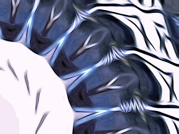 a group of zebras standing next to each other, digital art, inspired by Anna Füssli, digital art, thin blue arteries, open metal maw, [ closeup ]!!, gears