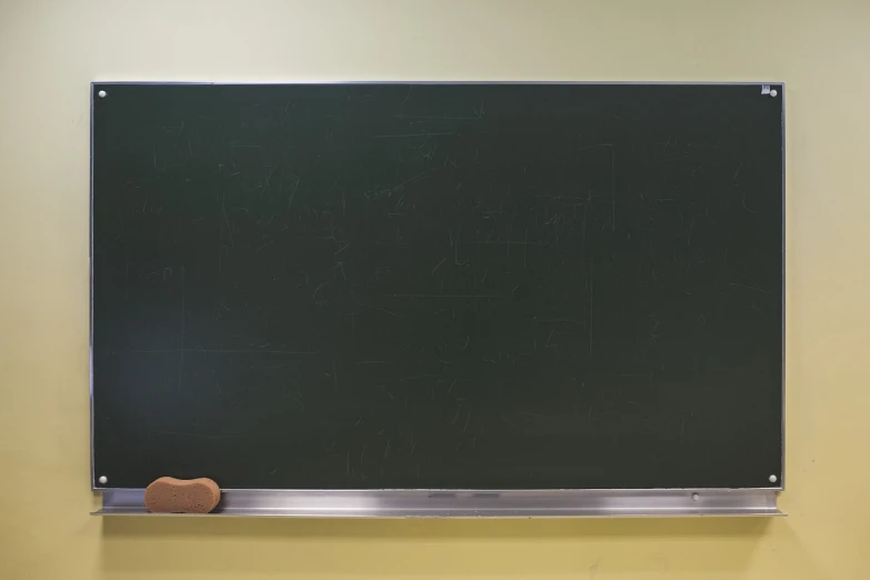 a close up of a blackboard on a wall, a picture, by Maurycy Gottlieb, academic art, tsuyoshi nagano, wide-screen, finger, panoramic shot