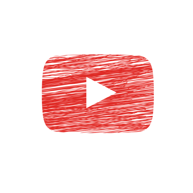 a red youtube logo on a black background, a picture, cartoonish and simplistic, 🎨🖌, official music video, you can see in the picture