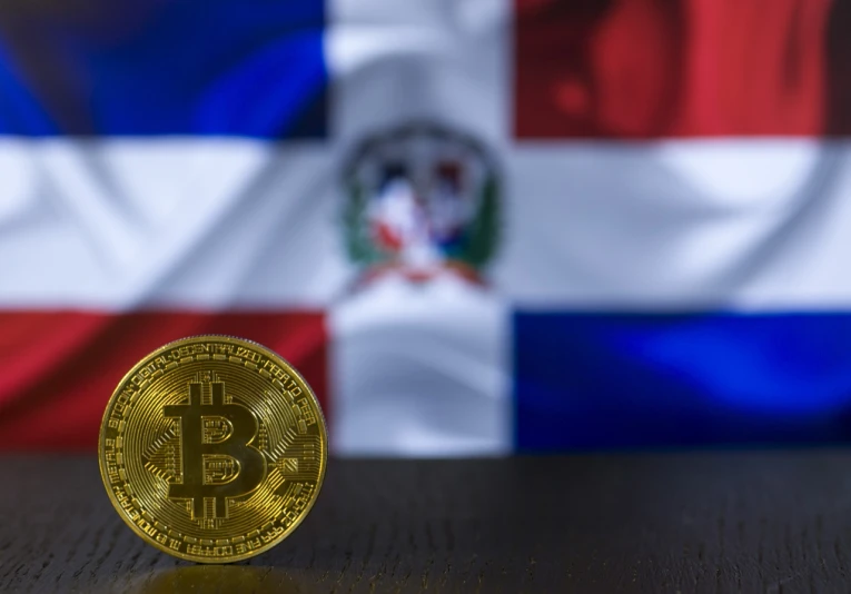 a gold bit coin sitting in front of a flag, a digital rendering, by Francisco de Holanda, renaissance, cuban setting, llama, edible crypto, (vines)