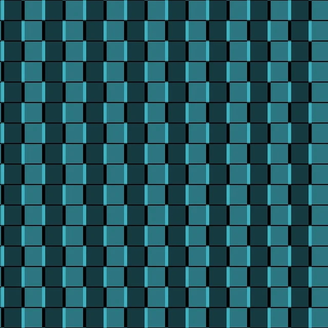 a blue and black checkered pattern is shown, pixel art, inspired by Sean Scully, trending on pixabay, dark teal, blocks, 4k high res, brick
