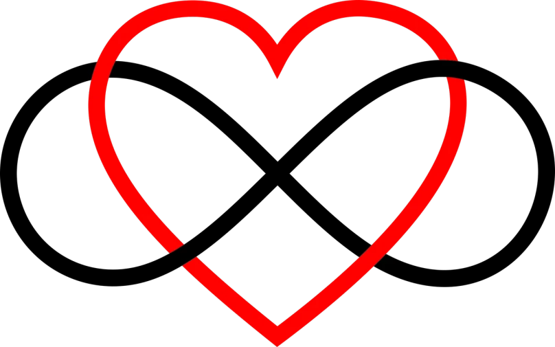 a heart shaped frame on a black background