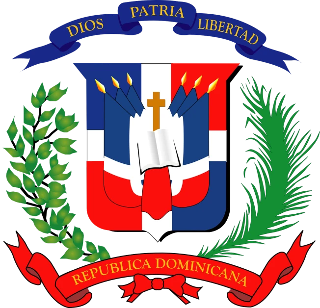 the emblem of the dovaria and the flag