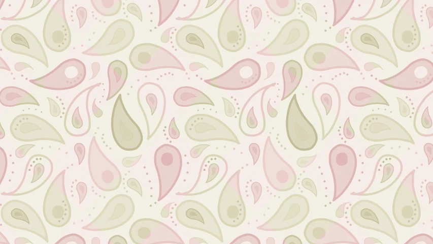 abstract design with pink, light green and gray shapes