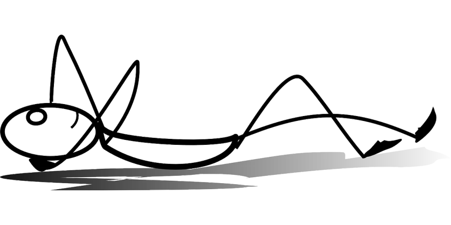 black and white image of a stylized wave