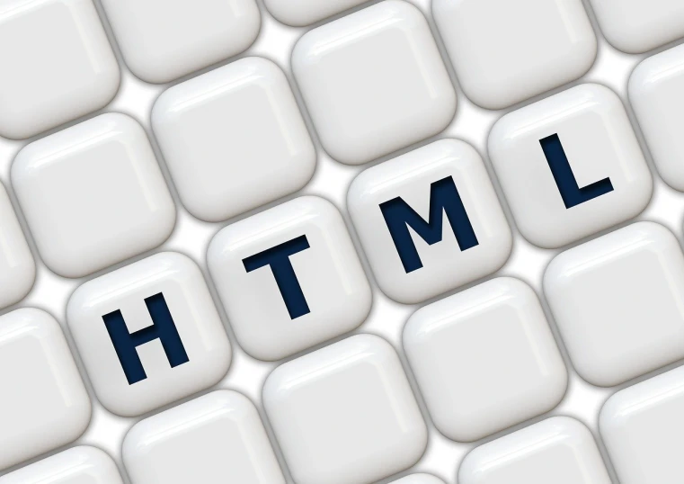 the words html and other media related items