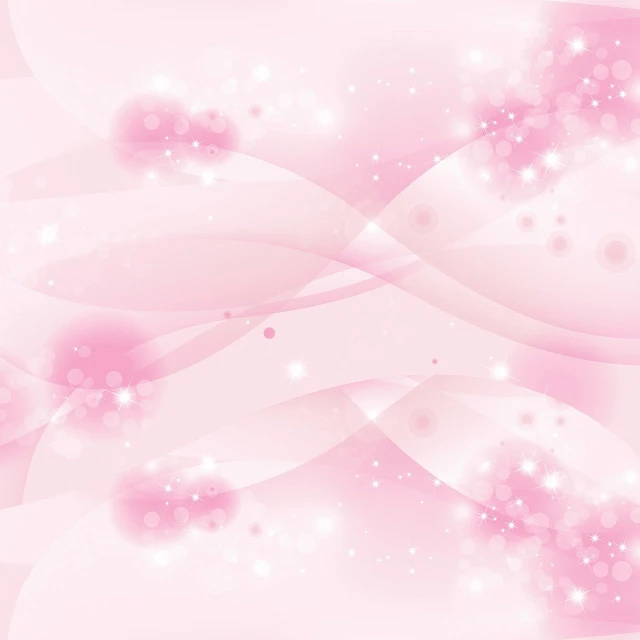 an abstract pink wallpaper that has many different colored shapes