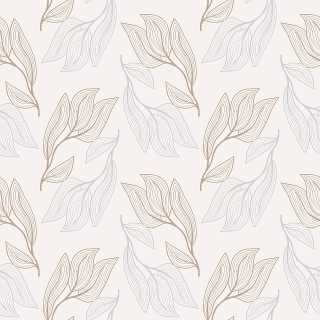 a pattern with leaves on it, like plants