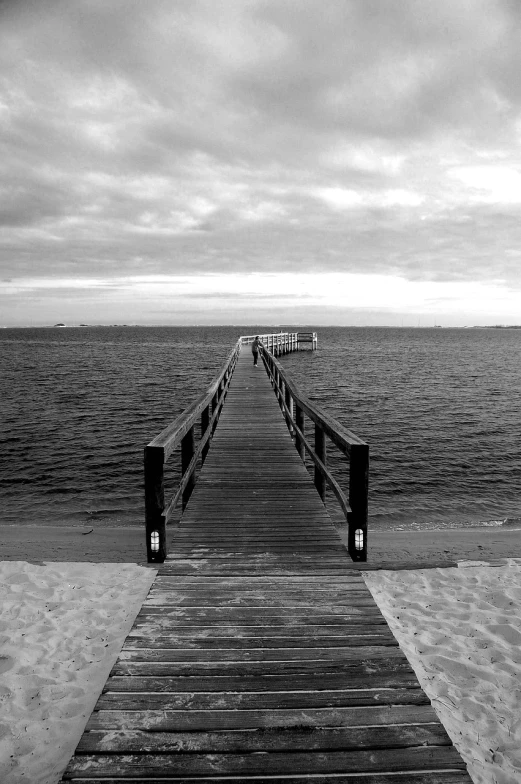 a pier over a large body of water