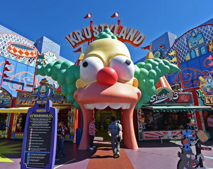 the entrance to the universal universal park attraction