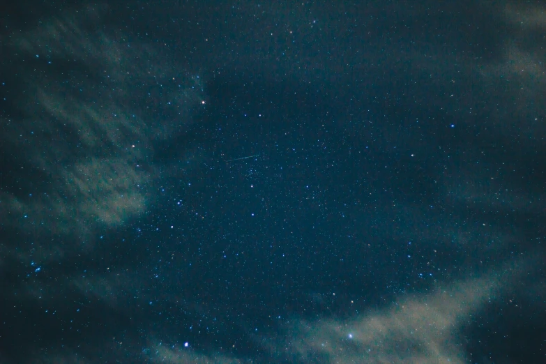 night sky showing a number of stars that have recently moved in