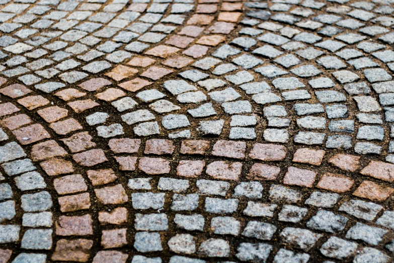 a pattern is shown with several different colors of tiles