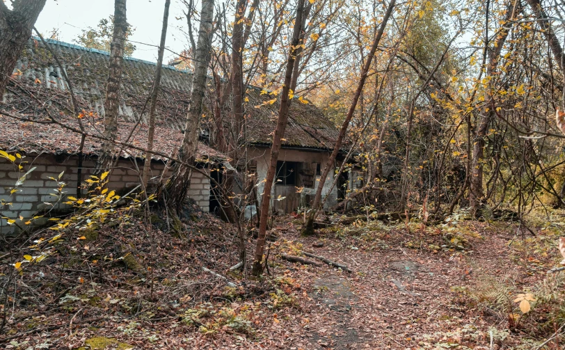 this is a picture of a building that appears to be abandoned