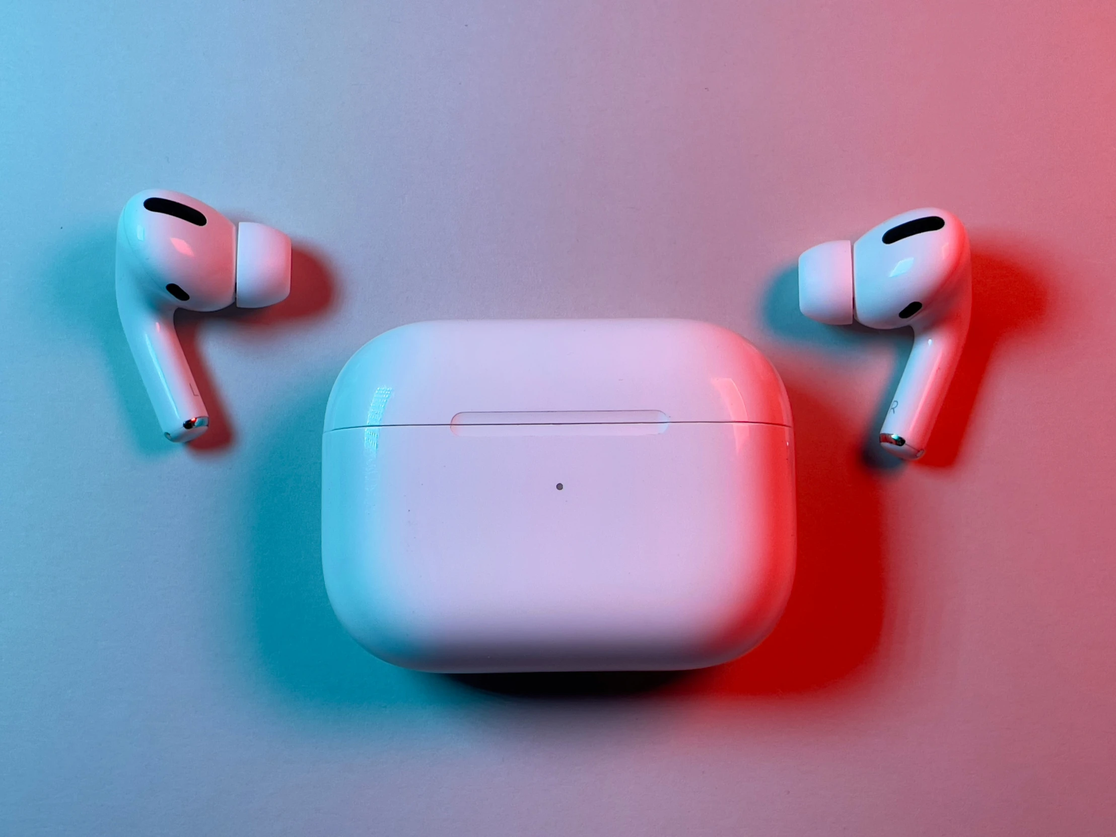 an apple airpods sitting on top of a counter