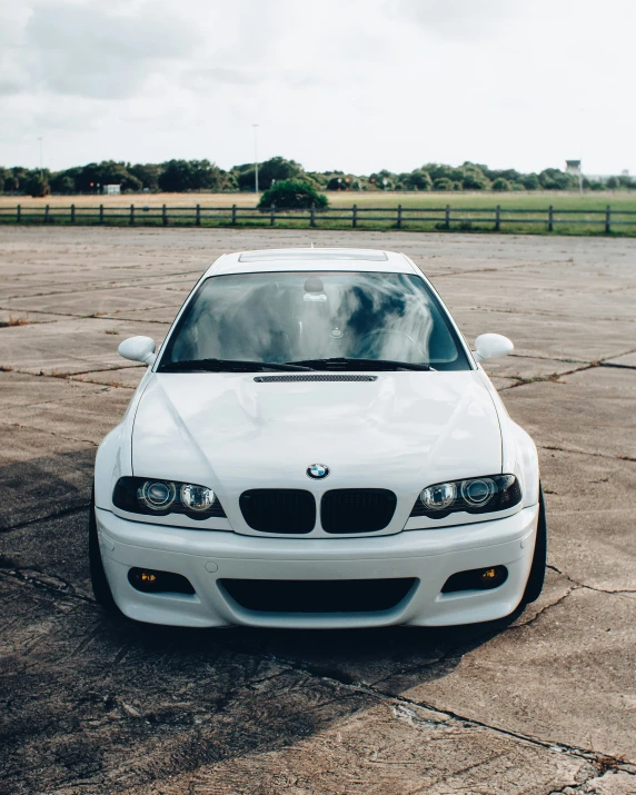 this is an image of a car in a parking lot