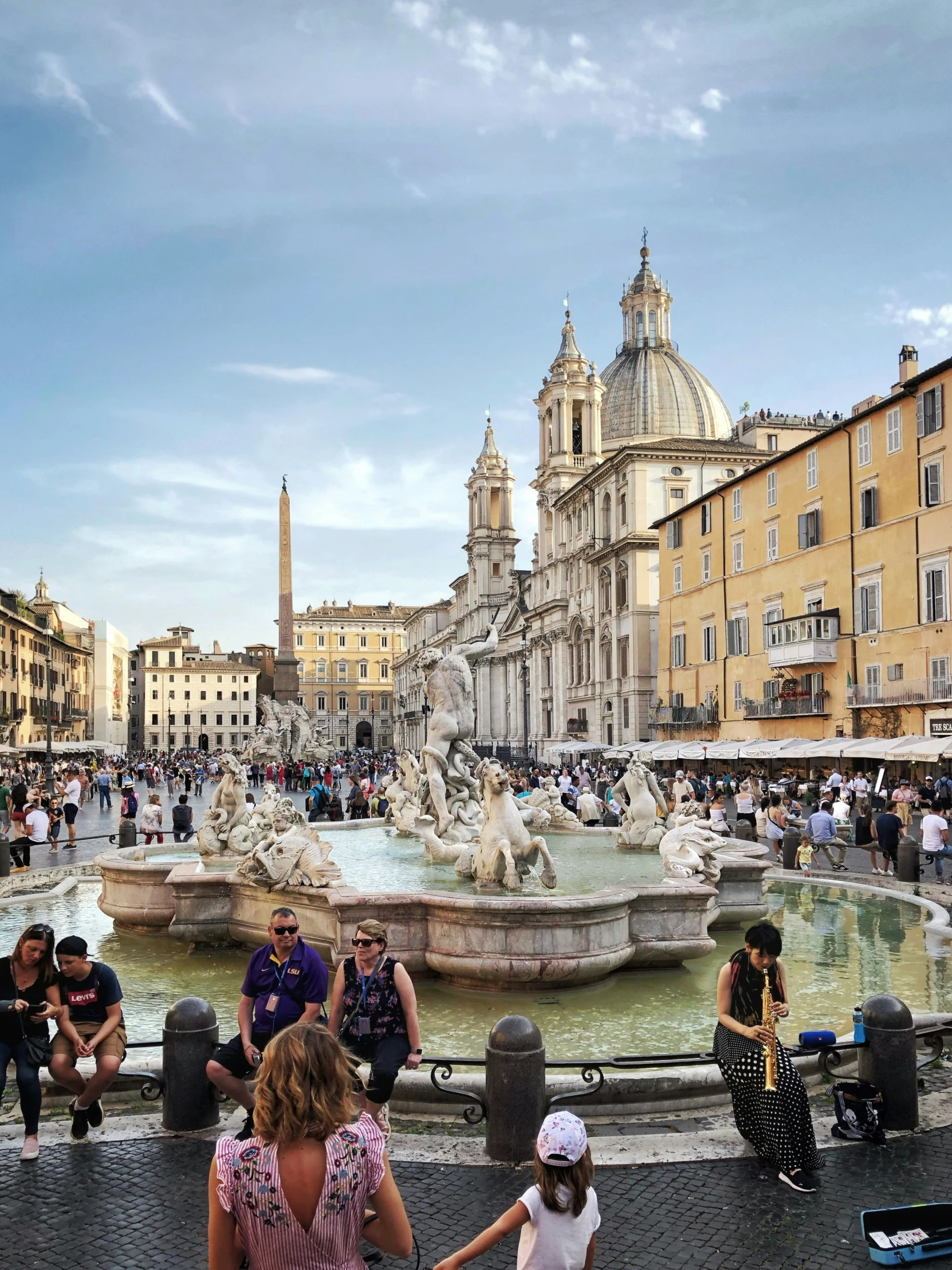 the city has many fountains in it