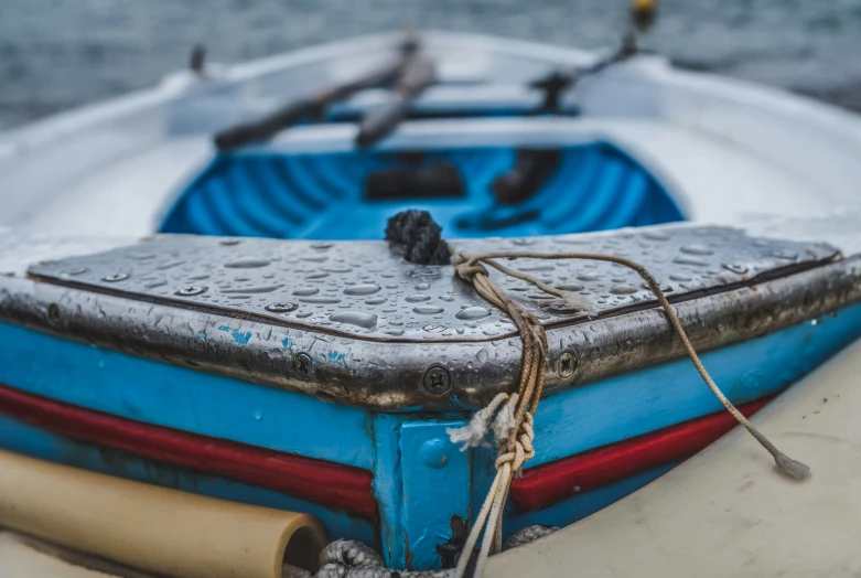 two boats docked on a wet land in the water