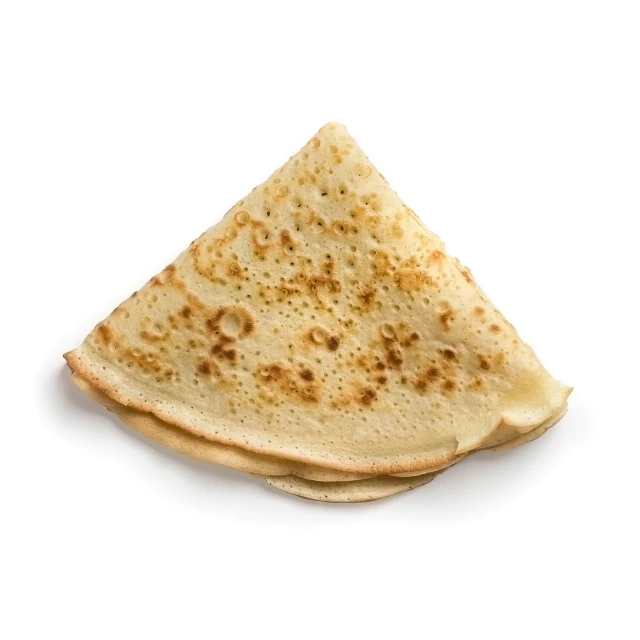 a tortilla on a white background that looks like it has burned