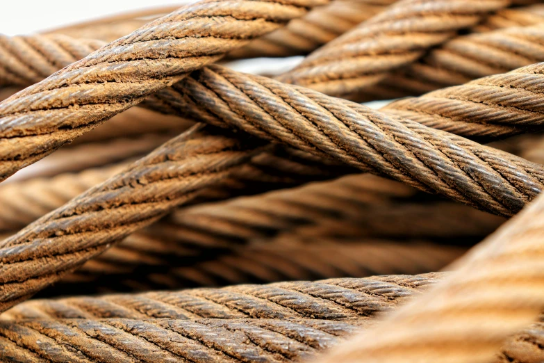 closeup view of ropes made to look like rope