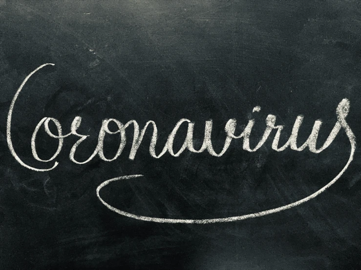 the words coronarius drawn on a blackboard with a marker