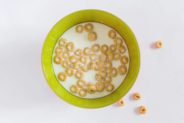 cereal cereal sitting in a bowl next to it