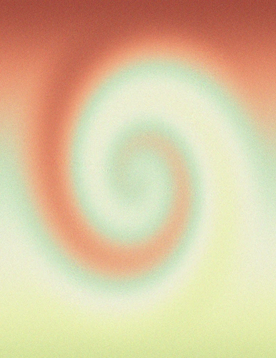 an image of a spiral of red and green