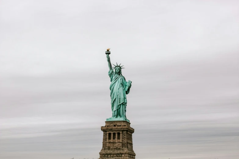 the statue of liberty is situated in new york city