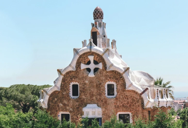 a unique church that is built with multiple things