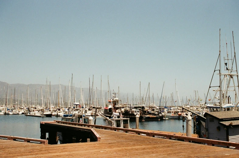 a harbor filled with lots of boats in the water