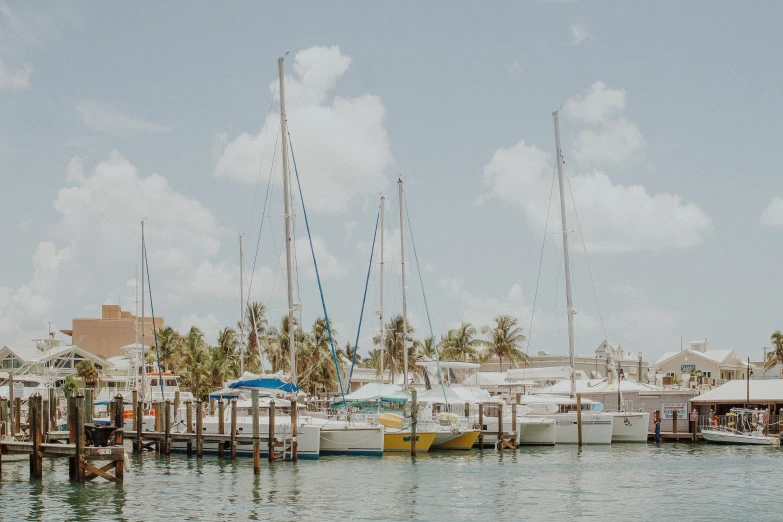 a lot of boats that are sitting in the water