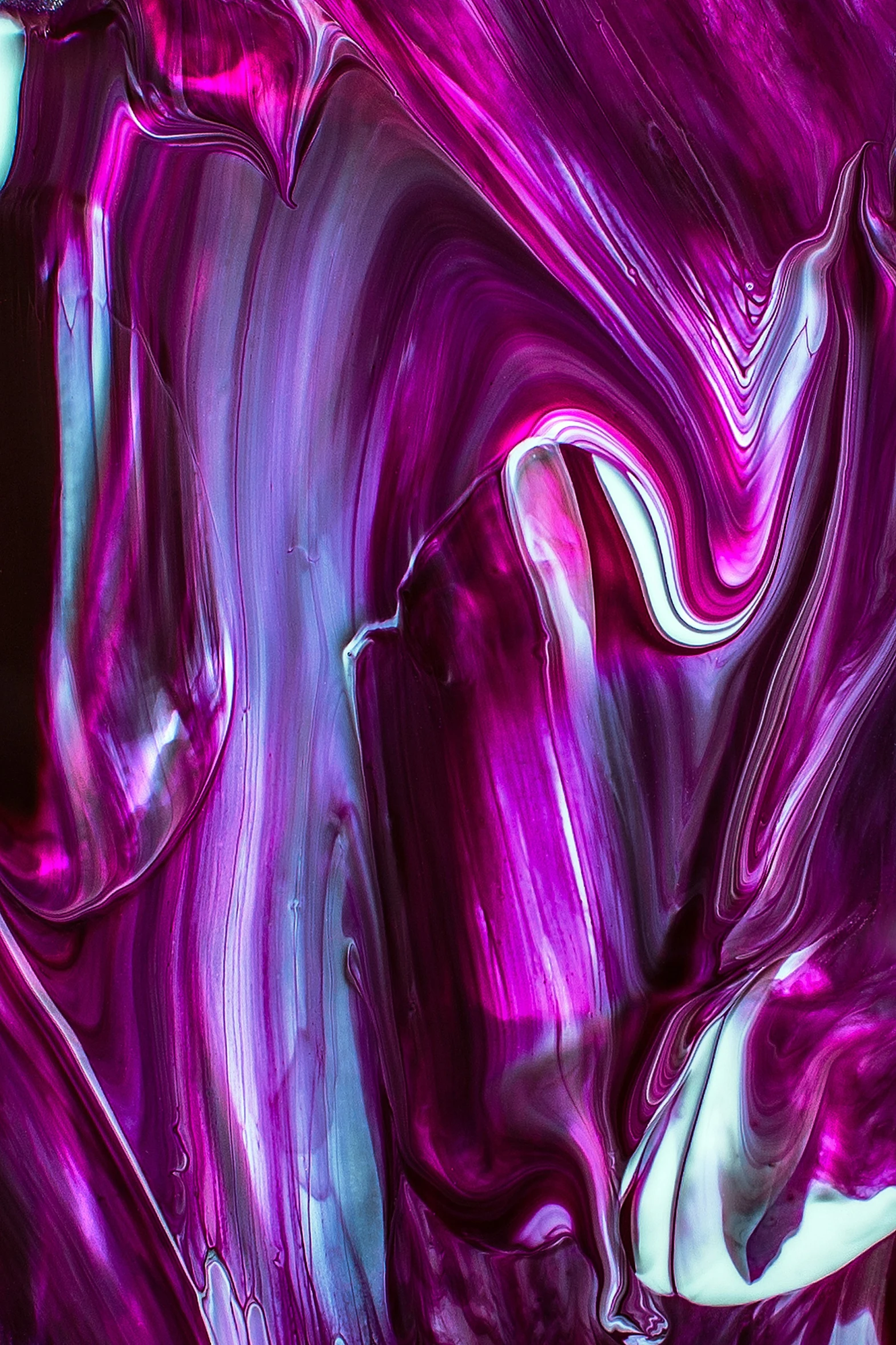 a purple and white abstract design