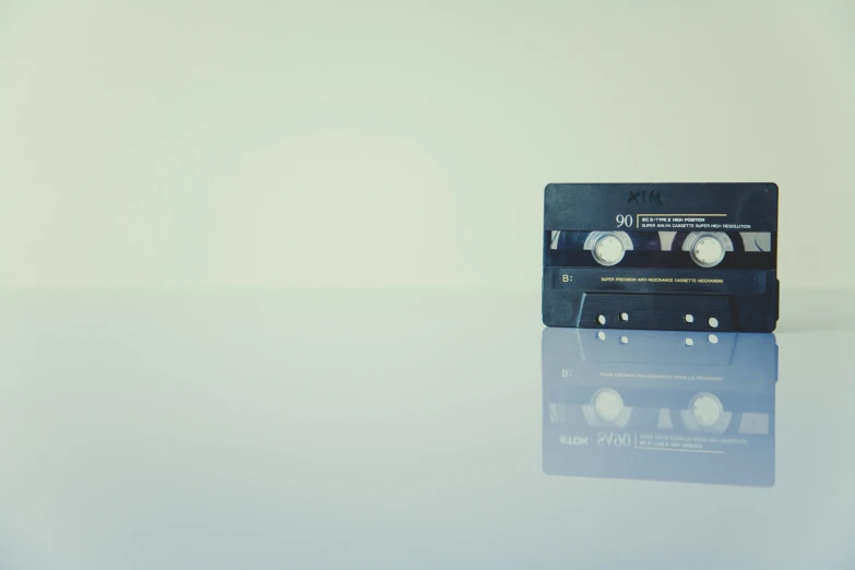 a stereo player sitting on top of a table