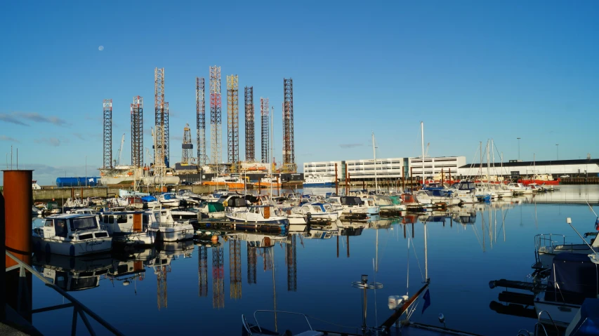 a body of water with boats in it