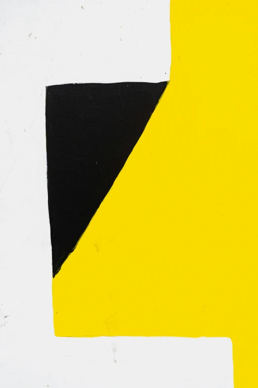 an image of a piece of art with only yellow