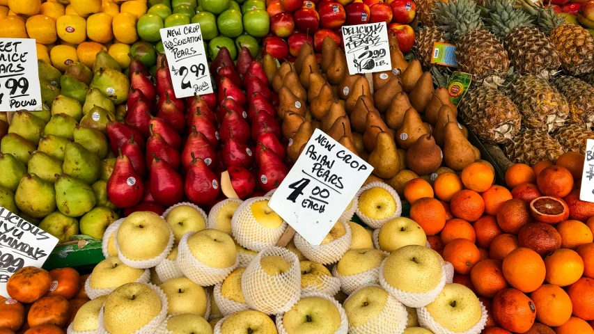 many types of fruits including apples, oranges and other fruit