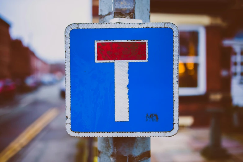 a close up view of a pole with a sign on it