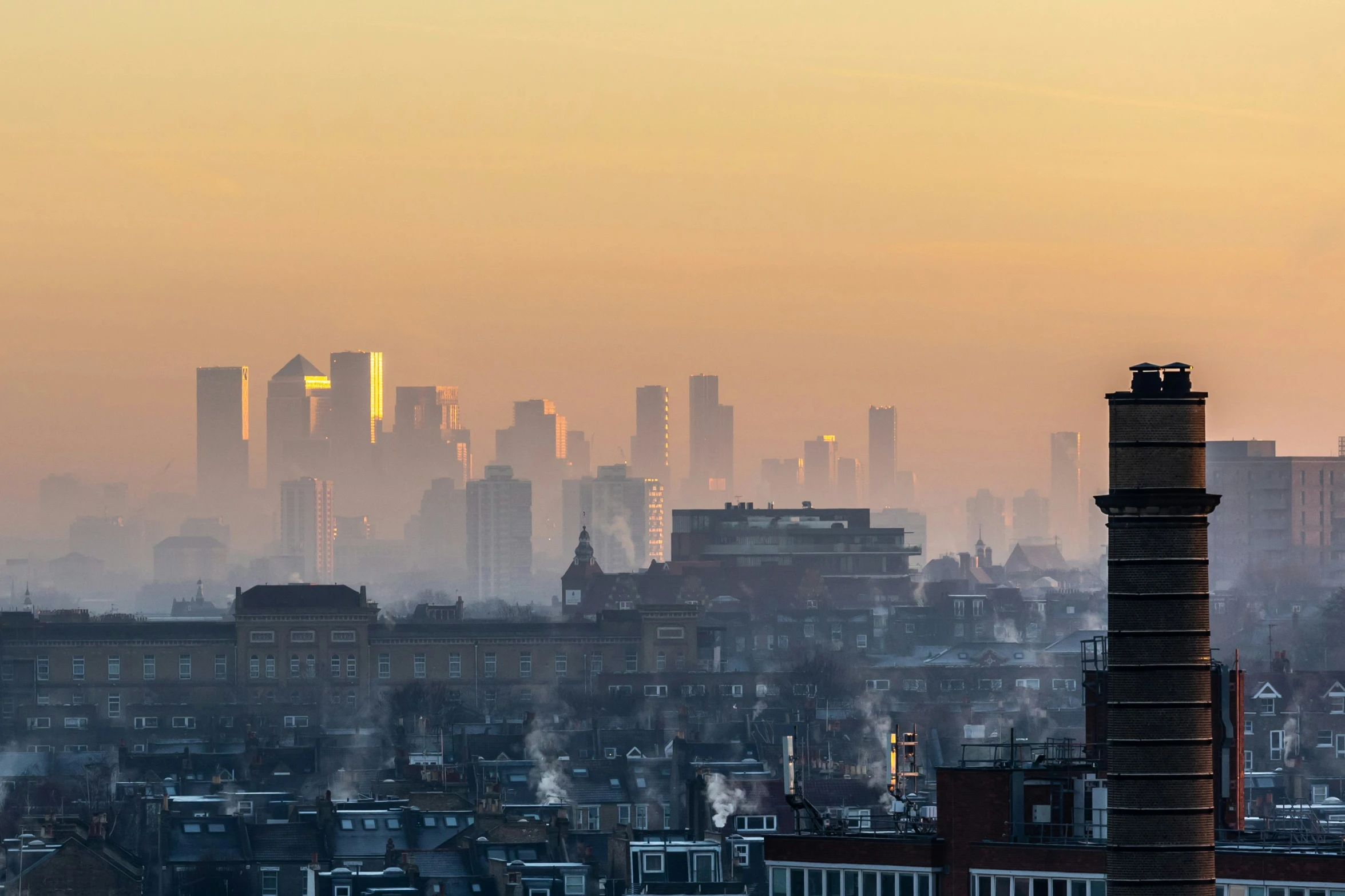 a city filled with lots of tall buildings