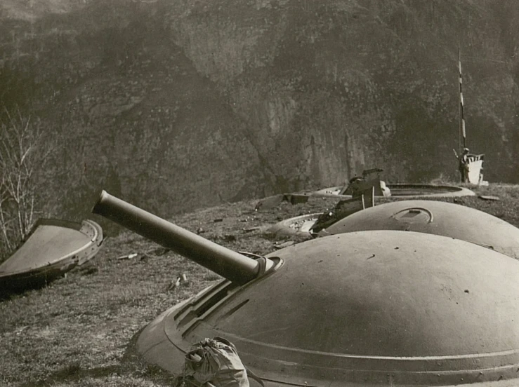 there are lots of large round structures sitting in the grass