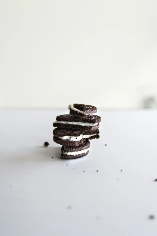 a group of cookies sitting on top of each other