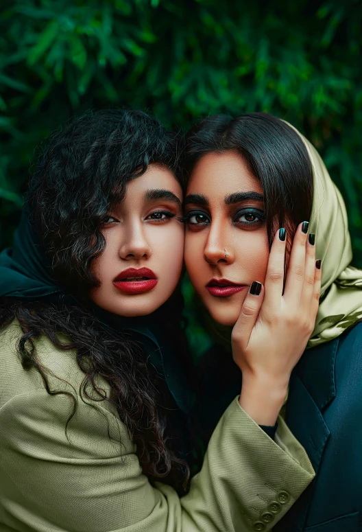 two women who are posing for a picture