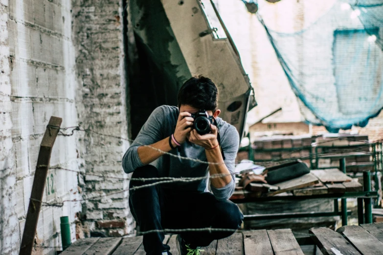 a person taking a picture with their camera