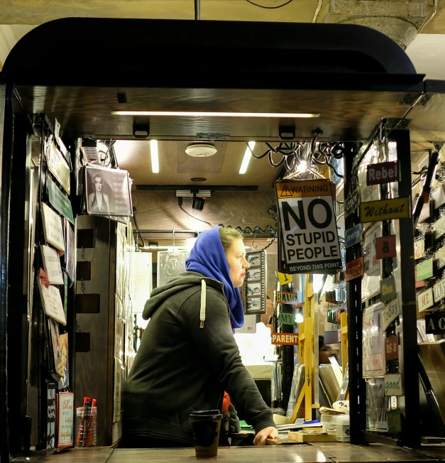 a person working on a piece of furniture