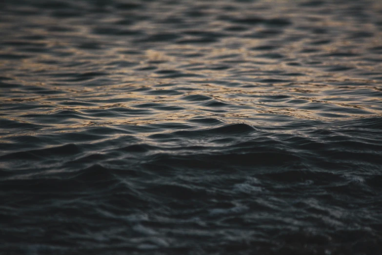 a po of waves in the ocean at night