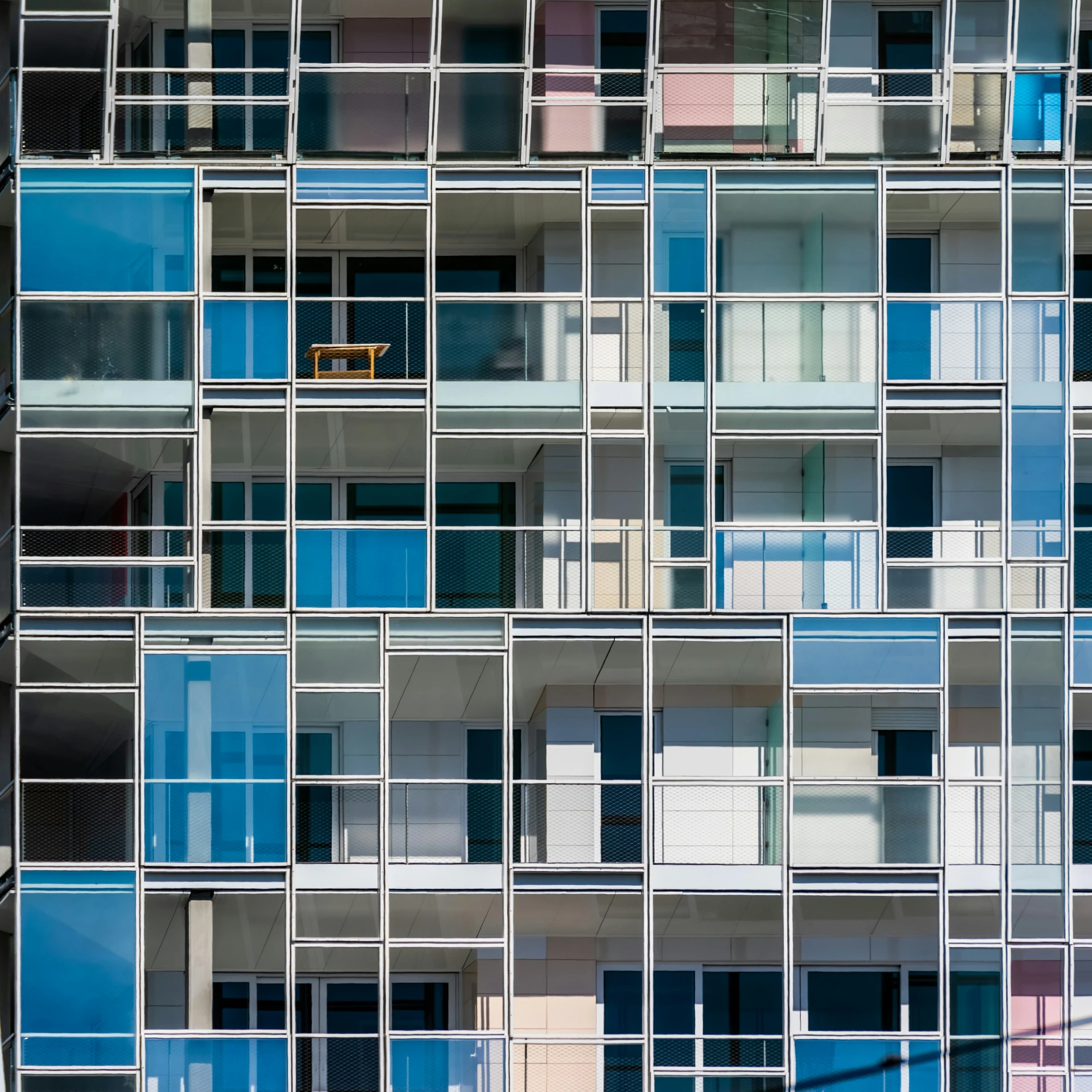 many open windows in a multi - level building