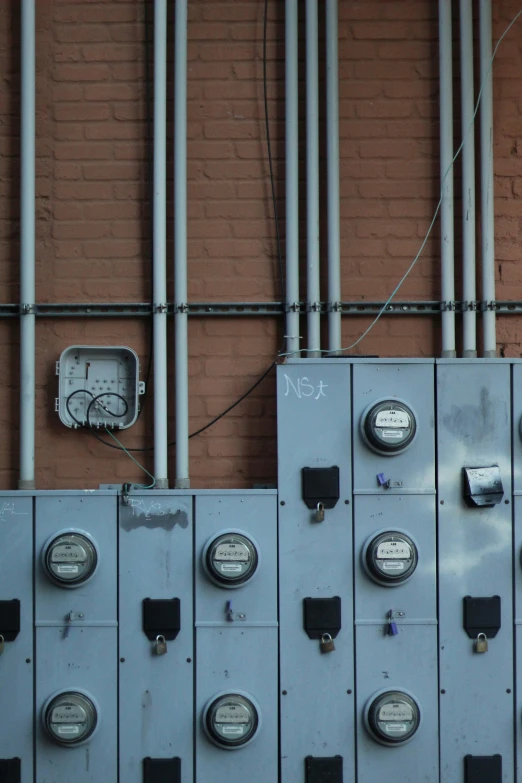 an image of electrical equipment on display