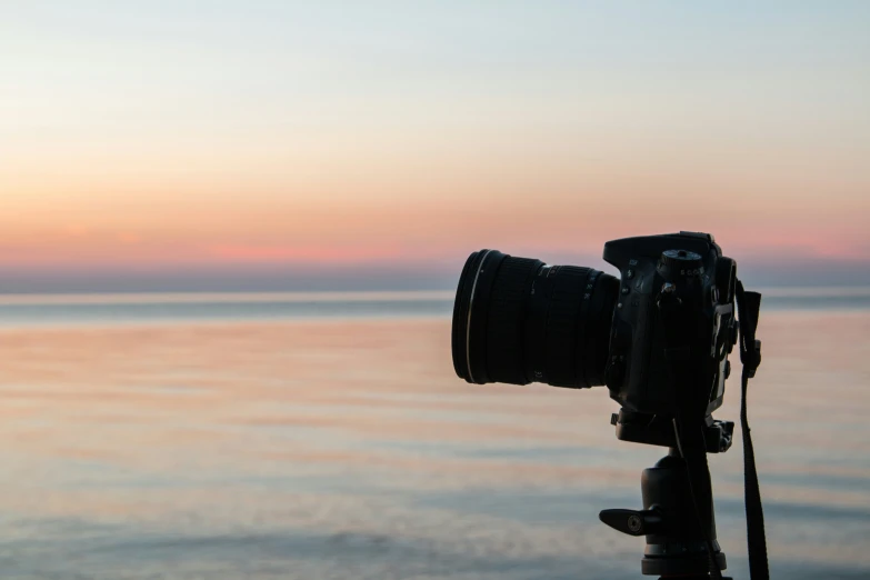 an image of an outdoor setting with camera equipment