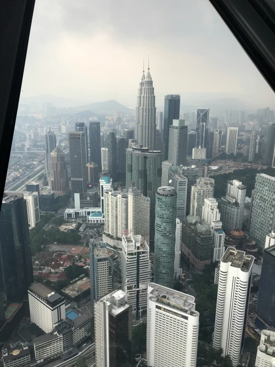 the city skyline as seen from a high rise